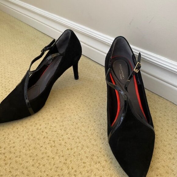 Rockport suede leather heels, size 10 US - Picture 4 of 12